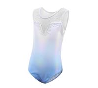 Body da ginnastica per ragazze Costume da ginnastica con strass