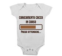 Body da Neonato Bimbo e Bimba Caricamento Cacca Simpatica Tutina - Download - Idea Regalo Pagliaccetto Neonato per la Mamma - da 3 a 24 Mesi by tshirteria