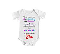 Body da Neonato Zia - Non so ancora se sono un Maschietto o una Femminuccia - Ti Amo già Tantissimo Zia - Body Zia - Body Neonato Zia - Regalo Zia Neonato