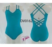 BODY DANZA A DOPPIA BRETELLINA CON ARRICCIO E SCOLLATURA PARTICOLARE DV0162