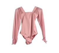 Body Danza Classica Donna Collant, Tute da Balletto, Tute for Adulti, Tute for la Pratica di Danza, Tute da Ginnastica for l'allenamento di Base dei Test d'Arte Femminili(Pink,XL)