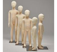 Body di manichino per bambini da 1 a 14 anni per abiti - Saree/vendita vestiti per bambini, sarta sarta, manichino in piedi con base (3 anni)