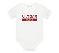 Body divertente neonato a maniche corte Ultras Roma