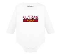 Body divertente neonato a maniche lunghe Ultras Roma