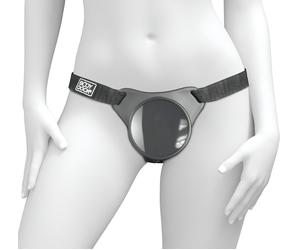 Body Dock OG - mutandina con aggancio per dildo con ventosa (nera)