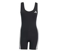 adidas Optime Essentials - Tutina intera da donna a 3 strisce, taglia L