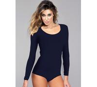 Body Donna , Body Scollo Lollo Manica Lunga Jadea 4154 in Cotone Elasticizzato