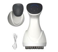 Body Electric Massager, Meridian Tool, Intelligent Heat Device, Stepless Speed Adjustment, Auto Power Off Feature, Joint Belly Neck Use, 7.09x3.54 Inches, White, 1 Piece