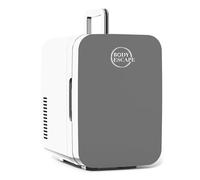 Body Escape Mini Frigorifero Per Prodotti Di Bellezza E Make-Up - Minifrigo Per Skincare Con Porta, Regalo Perfetto - Piccolo, Retro, Portatile, Compatto E Silenzioso Per I Trucchi - 6L - Grigio