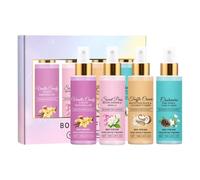 Body Fragrance Set, Fruity Perfume Set, Small Perfume Set, Long Lasting Fragrance, Portatile Fragrance Set, Perfume Holiday Set, Women's Scent Set, Fragrance Gift Set for Holidays, Birthdays