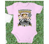 BODY FRASE JUVENTUS NEONATO DA 6-24 MESI 2 COLORI DISPONIBILI IDEA REGALO