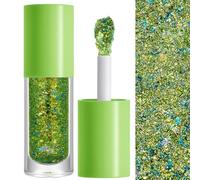 Body Gel Glitter Per Capelli Con Lustrini Brillantini Viso Corpo Glitter Make Up Per Festival Halloween Carnaval Musica Verde