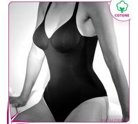 Body Gios Peonia in cotone con coppe foderate