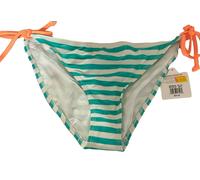 Body Glove Bikini Bottoms Striati Da Donna, Blu Mare, Piccolo
