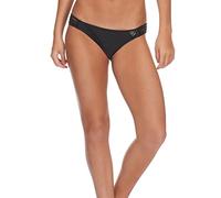 Body Glove Smoothies Flirty Surf Rider Solid Bikini Bottom Swimsuit Parte sotto Costume, Nero, X-Small Donna