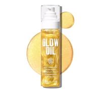 Body Glow Oil, Lozione Corpo Solare Glitterata con Mica di Paillettes, Idratante Leggero e Non Appiccicoso al Cocco, Idratante Luminoso (03)
