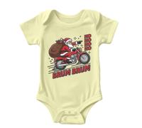 Body grafico Babbo Natale in moto Ho Ho Brum Brum Natale uomo donna
