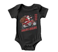 Body grafico Babbo Natale in moto Ho Ho Brum Brum Natale uomo donna