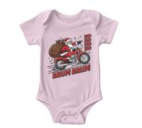 Body grafico Babbo Natale in moto Ho Ho Brum Brum Natale uomo donna