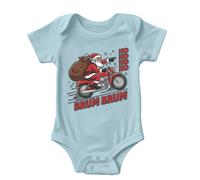 Body grafico Babbo Natale in moto Ho Ho Brum Brum Natale uomo donna