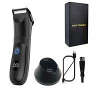 Body Grooming Rasoio intimo elettrico per gli uomini Intimo Hair Trimmer per zona inguinale e peli pubici bagnati/asciutti