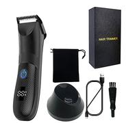 Body Grooming Rasoio intimo elettrico per gli uomini Intimo Hair Trimmer per zona inguinale e peli pubici bagnati/asciutti