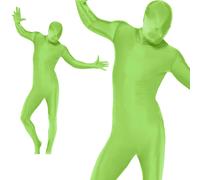 Body In Lycra Verde Seconda Pelle Per Uomo Costume Da Festa Nuovo