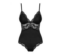 Body Flessibile con Decorazioni in Pizzo Obsessive 810-TED-1 (Nero) - L/XL