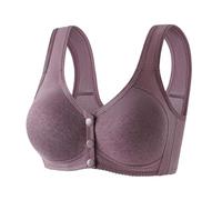 Body in pizzo bianco da donna, spalline regolabili, copertura completa, reggiseni comodi senza ferretto, top in pizzo senza ferretto, Lilla, 54