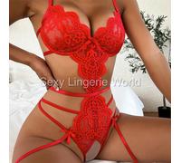 Body In Pizzo Lingerie Crotchless Teddy Sexy Intimo Leotard Spicy Outfit