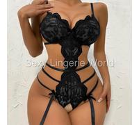 Body In Pizzo Lingerie Crotchless Teddy Sexy Intimo Leotard Spicy Outfit