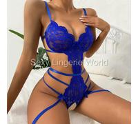 Body In Pizzo Lingerie Crotchless Teddy Sexy Intimo Leotard Spicy Outfit