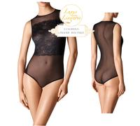 Body In Pizzo Stretch Nero Di Wolford M Trasparente Seducente