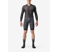 Body integrale Castelli Body Paint 4.X Rosso Corsa corto nero - L
