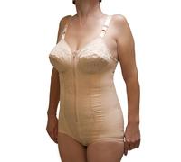 BODYPERFECT Body Intimo Donna con Coppe intimo Contenitivo con Corsetto Modellante Body Donna Guaina Snellente (Nudo, 5XL)