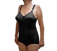 BODYPERFECT Body Intimo Donna con Coppe ntimo Contenitivo con Corsetto Modellante Body Donna Guaina Snellente (Nero, M)