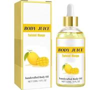 Body Juice Oil, Mango Cake Vanilla Cream Scented Handcrafted Body Oil, Body Juice Oil Select Your Scents, Body Oil For Women, Nourishes Body & Maintains Moisture (Mango)