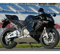 body kit carenatura per CBR600RR 03 04 Cbr 600 RR 600RR F5 2003 2004 Black Silver motorcycle Fairings set (a iniezione)