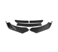 Body Kit Diffusore Labbro Set Da 5 Pezzi Di Pala Universale Per Paraurti Anteriore Per Auto Con Design A Gradini Accessori In Materiale ABS(5Pcs Carbon Fiber)