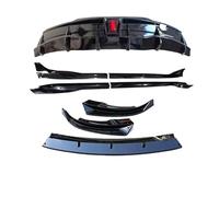Body Kit Spoiler Posteriore Paraurti Labbro Anteriore Minigonne Laterali Compatibile for Tesla Modello Y/3 2017-2023 for Tesla Set di Accessori di Modifica(M-Y Front Side Rear)