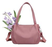 Body Light and Versatile Casual Bag, Large Capacity Water-Resistant Nylon Crossbody with Multi-Pocket for Women Daily (Pink 2)