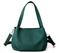 Body Light and Versatile Casual Bag - Nylon Waterproof Shoulder Crossbody with Multi-Pockets for Travel & Daily Use (Green)