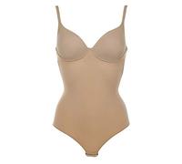 Body Lormar imbottito con coppe stretch retro taglio laser articolo Mousse (4°, Nudo)