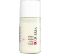 Body Lotion Lozione Crema corpo, 50 pezzi, Confezionato in Flacone Bianco Linea Karisma Monodose da 20 ml, prdotto cosmetico per uso hotel, B&B, kit da viaggio, set monouso e riutilizzabile