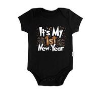 Body Manica Lunga Neonato - I Miei Primi Vestiti Di Capodanno Per Neonati, Bambini, Bambine, Abiti Di Capodanno, Set Di Abiti Con Tutina E Stampa A Lettere