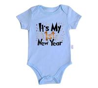 Body Manica Lunga Neonato - I Miei Primi Vestiti Di Capodanno Per Neonati, Bambini, Bambine, Abiti Di Capodanno, Set Di Abiti Con Tutina E Stampa A Lettere