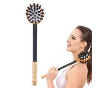 Body Massage Hammer Stick - Strumento per massaggio alla schiena - Attrezzatura in tessuto profondo con doppio lato manico lungo strumento rilassante per tutto il corpo spalla collo vita vita lavoro