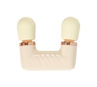 Body Massager - ABS 12,5 x 11,7 x 3,9 cm | Double Head Deep Tissue Muscle Relaxation Device | Portatile Percussion Mini Handheld Electric Massage Tool For Athletes Fitness Recovery Home Office Travel