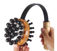 Body Massager Stick, Back Massage Hammer Stick, Relaxing Equipment with Long Handle, Double-Sided Deep Tissue Tool for Neck, Waist, Arms, Legs, Whole Bodies, Home, Workplace