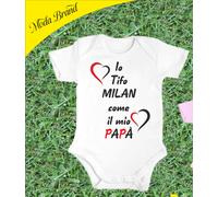 BODY MILAN NEONATO DA 6-24 MESI 4 COLORI DISPONIBILI IDEA REGALO